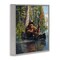 Stupell Industries Mythical Monster in Canoe Framed Giclee Wall Art Design by Jim Baldwin